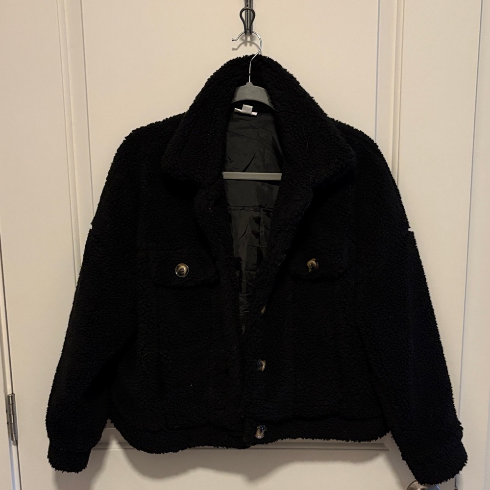 LuLaRoe Black Teddy Jacket
